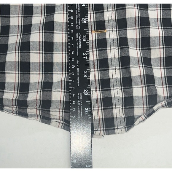 Carhartt Relaxed Fit Short Sleeve Button Down Plaid Shirt Men's Size 2XL - Picture 12 of 16